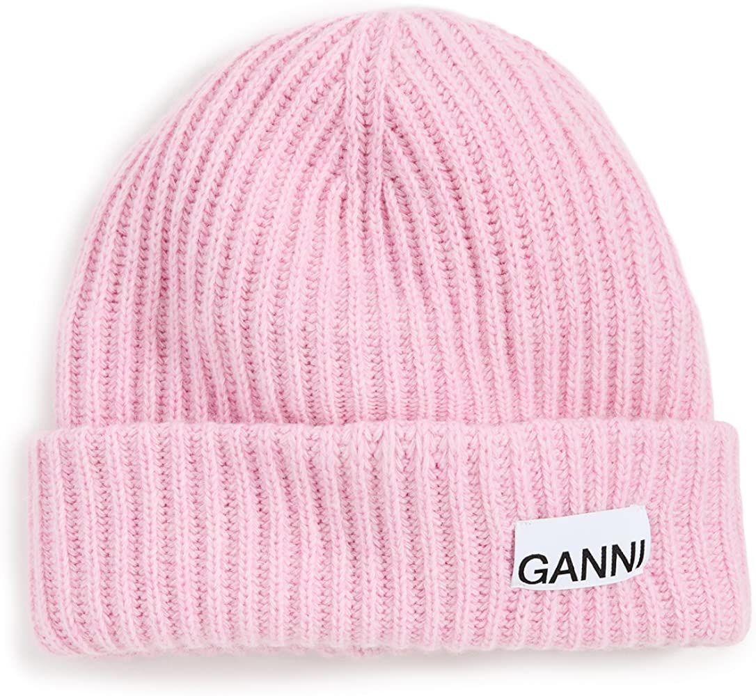 Ganni Women's Rib Knit Beanie | Amazon (US)