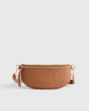 Italian Leather Handwoven Sling Bag | Quince