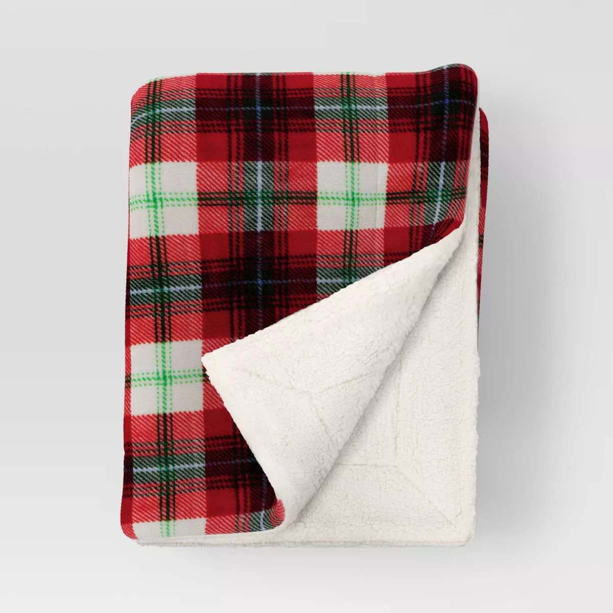 Plush Throw Blanket Faux Shearling Reverse - Threshold™ | Target