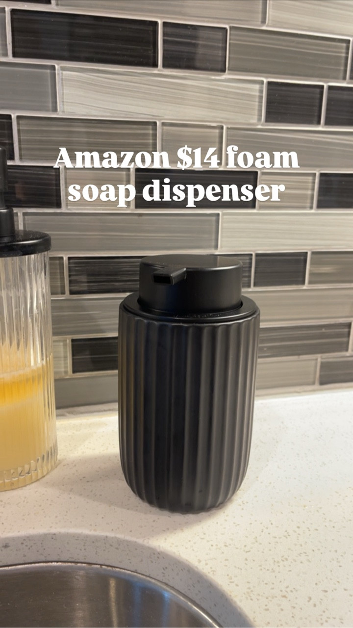 $14 Foam Soap Dispenser 

Amazon foam soap dispenser, kitchen counter, kitchen must haves, kitchen essentials, kitchen sink, Amazon soap dispenser for kitchen, kitchen soap dispenser, kitchen soap, kitchen inspo, kitchen gadgets, flutted soap dispenser, matte flutted soap dispenser, matte flutted kitchen, glass flutted soap dispenser, black kitchen, matte black kitchen, matte black soap dispenser, Amazon home, Amazon kitchen, Amazon kitchen essentials, Amazon house warming gift, Morgan Grace Howe

#LTKSeasonal #LTKHome #LTKFindsUnder50