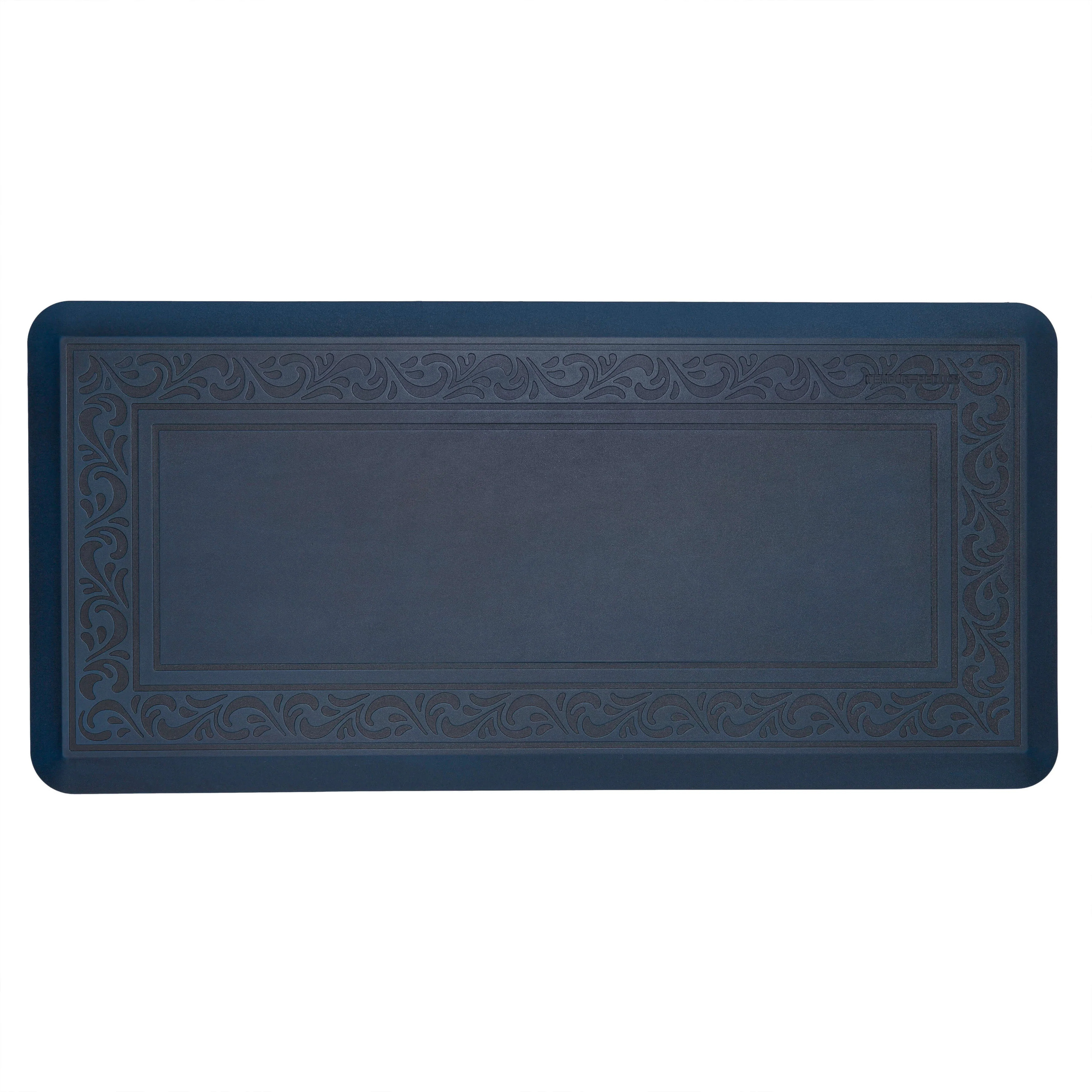 Tempur-Pedic Ultra Comfort Atrium Scroll Twilight 1' 8" X 3' 6" Kitche | Covered By Rugs