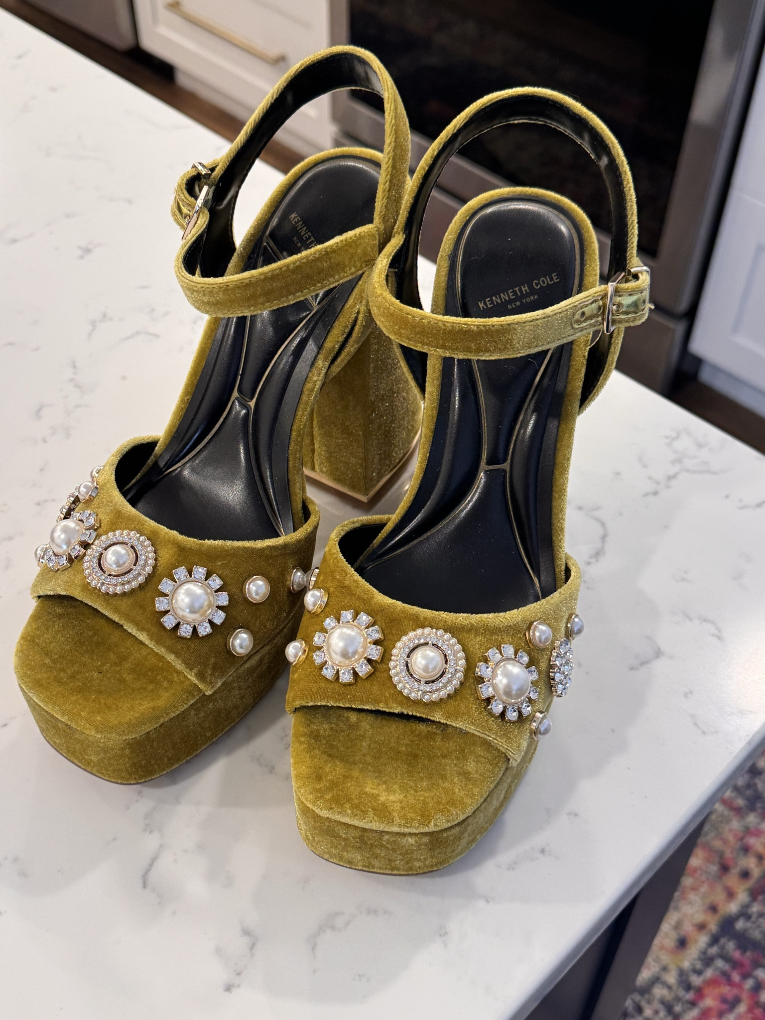 In love with these green suede platforms! Can’t wait to wear them! easter outfits women, maximalist style 

 #LTKootd #LTKSeasonal #LTKMidsize