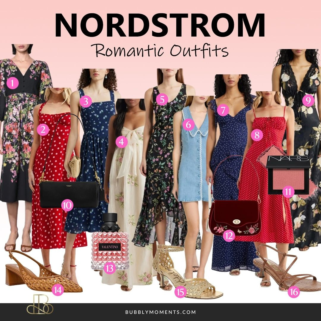 Step into your soft, romantic era with these effortlessly feminine outfit ideas that feel straight out of a daydream 💕 Think flowy dresses, delicate fabrics, lace details, and flattering silhouettes that move beautifully with you. Whether you’re dressing for a brunch date, a sunset stroll, or a special occasion, these looks are all about embracing elegance with a modern, wearable twist. Pair them with dainty accessories, soft curls, and neutral heels for that timeless, polished finish. These Nordstrom finds are perfect for creating outfits that feel light, graceful, and endlessly romantic. Save this for your next style inspo and tap to shop your favorite looks that will have you feeling confident, chic, and effortlessly pretty all season long ✨
#LTKootd #LTKStyle #LTKFinds #LTKFashion #RomanticStyle #FeminineFashion #SoftGirlStyle #DateNightOutfit #SpringOutfits #SummerStyle #NordstromFinds #OutfitInspo #StyleInspo #ChicStyle #ElegantLooks #WomensFashion #OOTDInspo #FloralDress #LaceDetails #NeutralStyle #ClassicStyle #TrendingNow #FashionFinds #StyleGoals #ModernFeminine #PrettyOutfits 

 