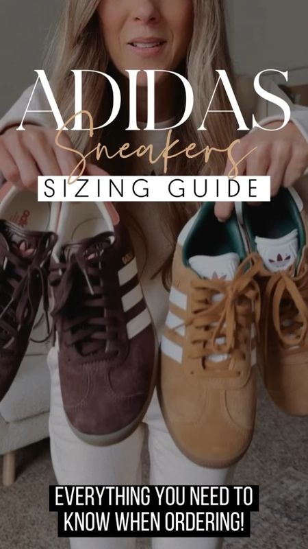 Double tap to save this post! Your full sizing guide for when buying adidas sneakers!

#LTKStyleTip #LTKVideo #LTKShoeCrush