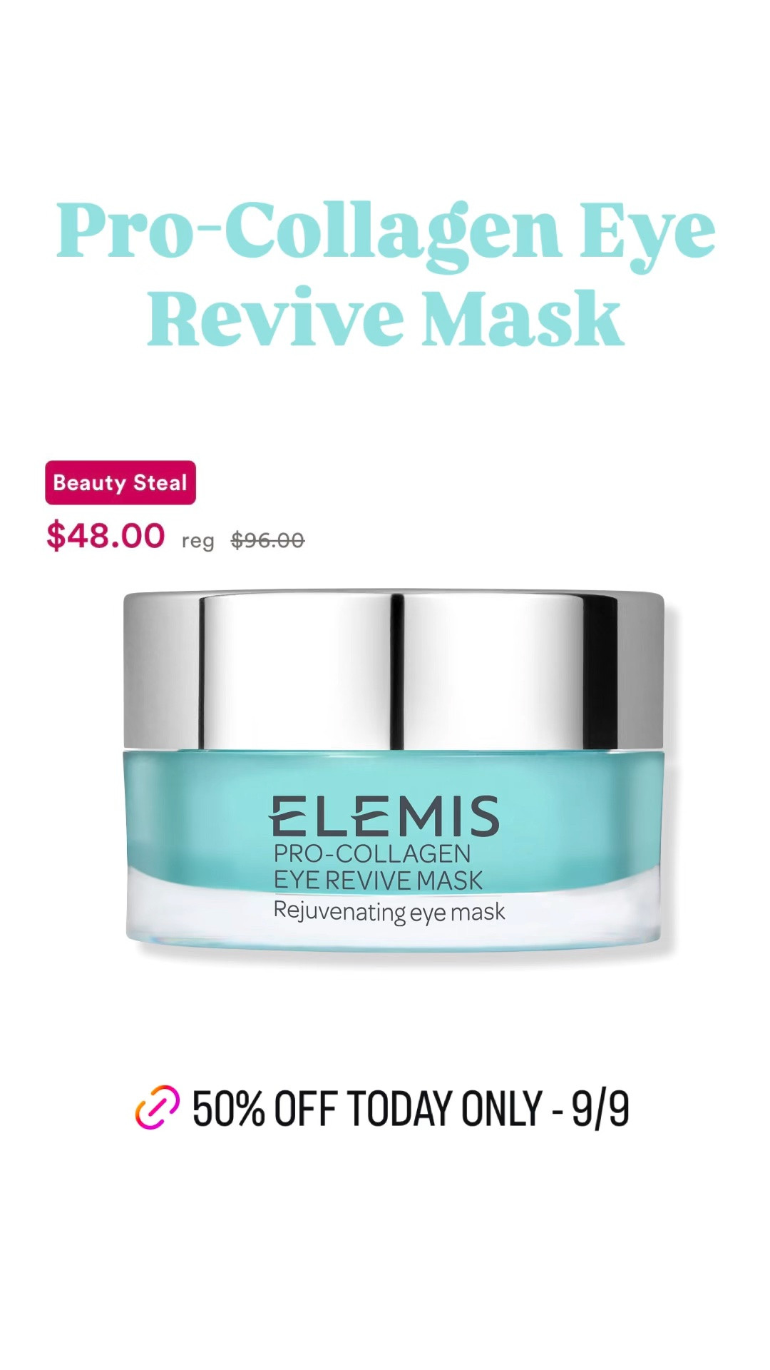 Elemis eye mask 50% off today only!

#LTKSaleAlert #LTKBeauty