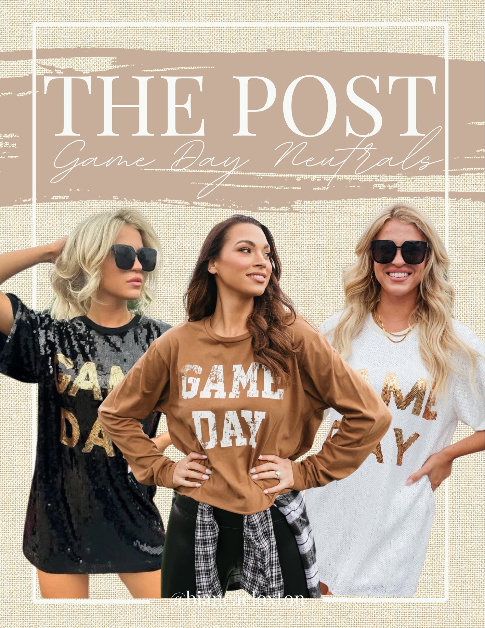 Game Day Neutrals || The Post

Game day, tailgate, tailgating, football, football season, sporty 



#LTKSeasonal #LTKBacktoSchool #LTKFind