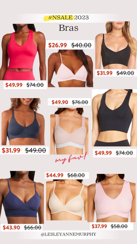 #Nsale bra finds for my breasties! Here are some great options for post-double-mastectomy bras. No underwire, supportive, and oh so cozy when you need the comfort! 

#LTKunder100 #LTKxNSale