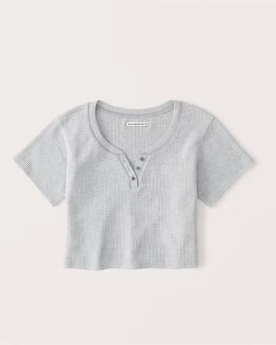 Waffle Lounge Henley Tee | Abercrombie & Fitch (US)