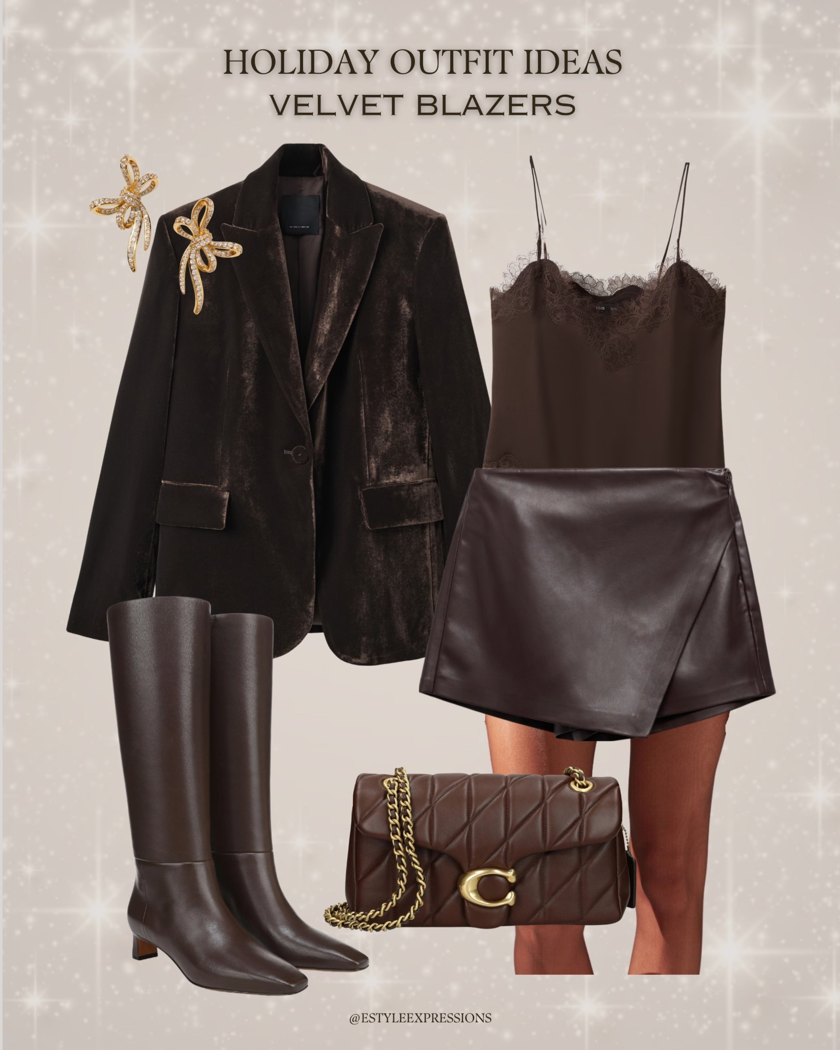 Holiday Outfits with Velvet Blazers!✨🤎

#LTKHoliday #LTKFindsUnder100 #LTKSaleAlert