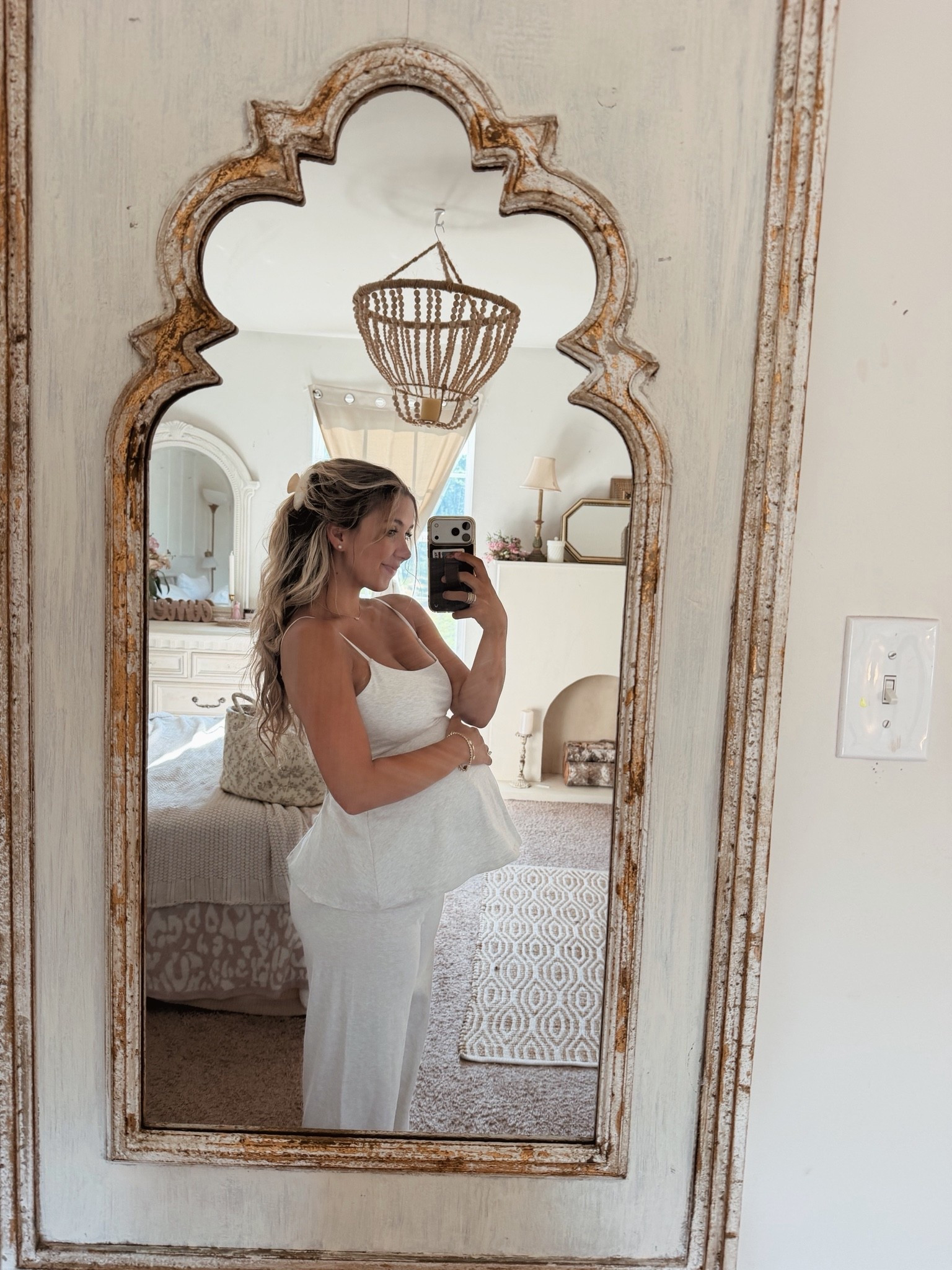 New set from Target 🤍 so cute with a bump!🤰🏼 wearing a medium in pants , Large in the top!

#LTKBump #LTKgrwm #LTKootd