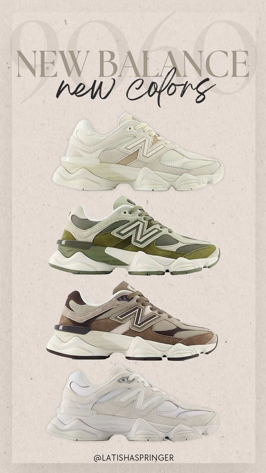 Four new New Balance 9060 colors! 🤩

#newbalance

Trendy sneakers. Comfy sneakers. Favorite sneakers. New balance 9060.

#LTKootd #LTKSeasonal #LTKdayinmylife