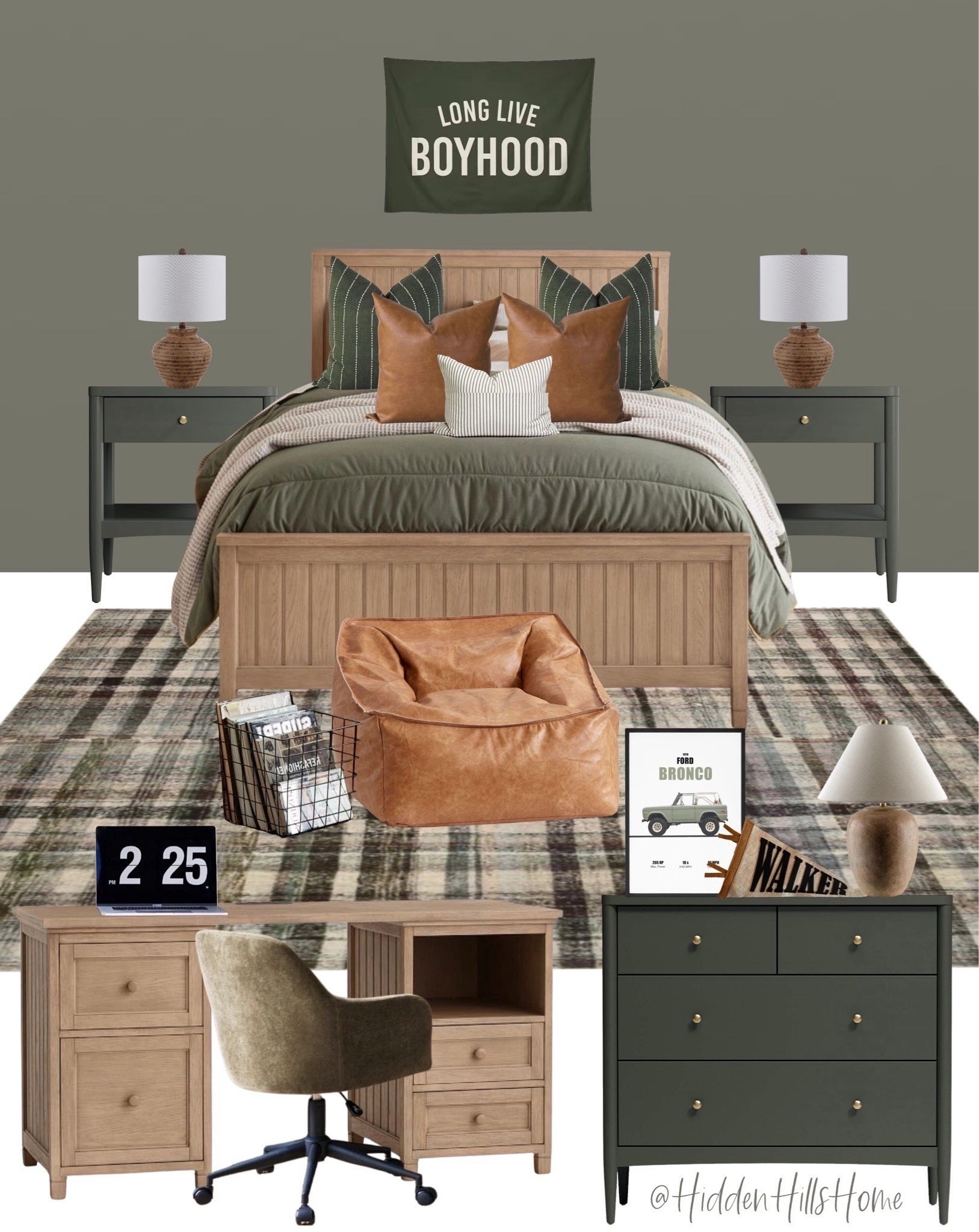 Boys bedroom decor, teen boys room decor ideas, masculine bedroom mood board, kids bedroom, teen boys room design #boysroom
Wall color is SW Link Gray




#LTKHome #LTKKids #LTKSaleAlert