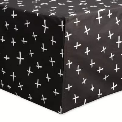 Babyletto Tuxedo Swiss Cross Crib Skirt | Bed Bath & Beyond