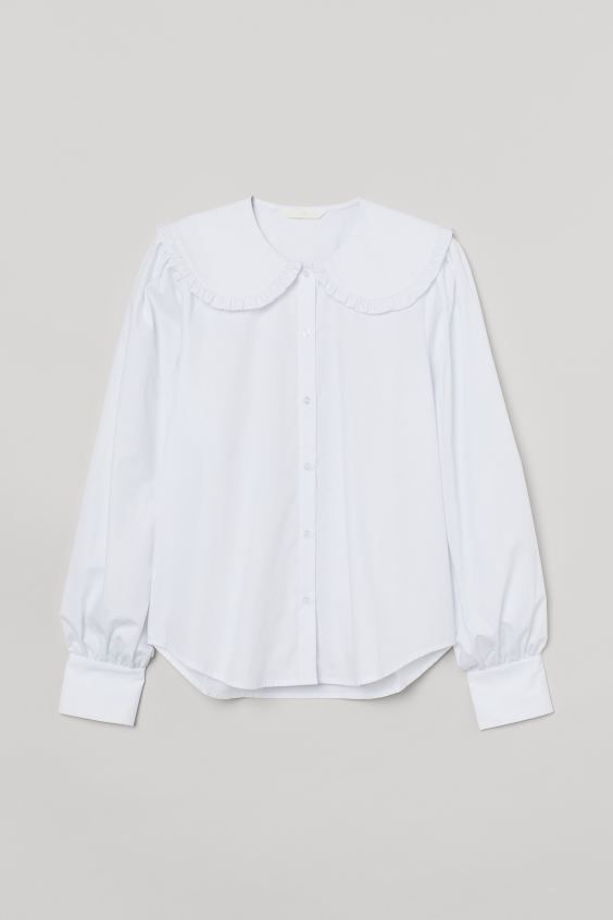 Large-collared Blouse | H&M (US)