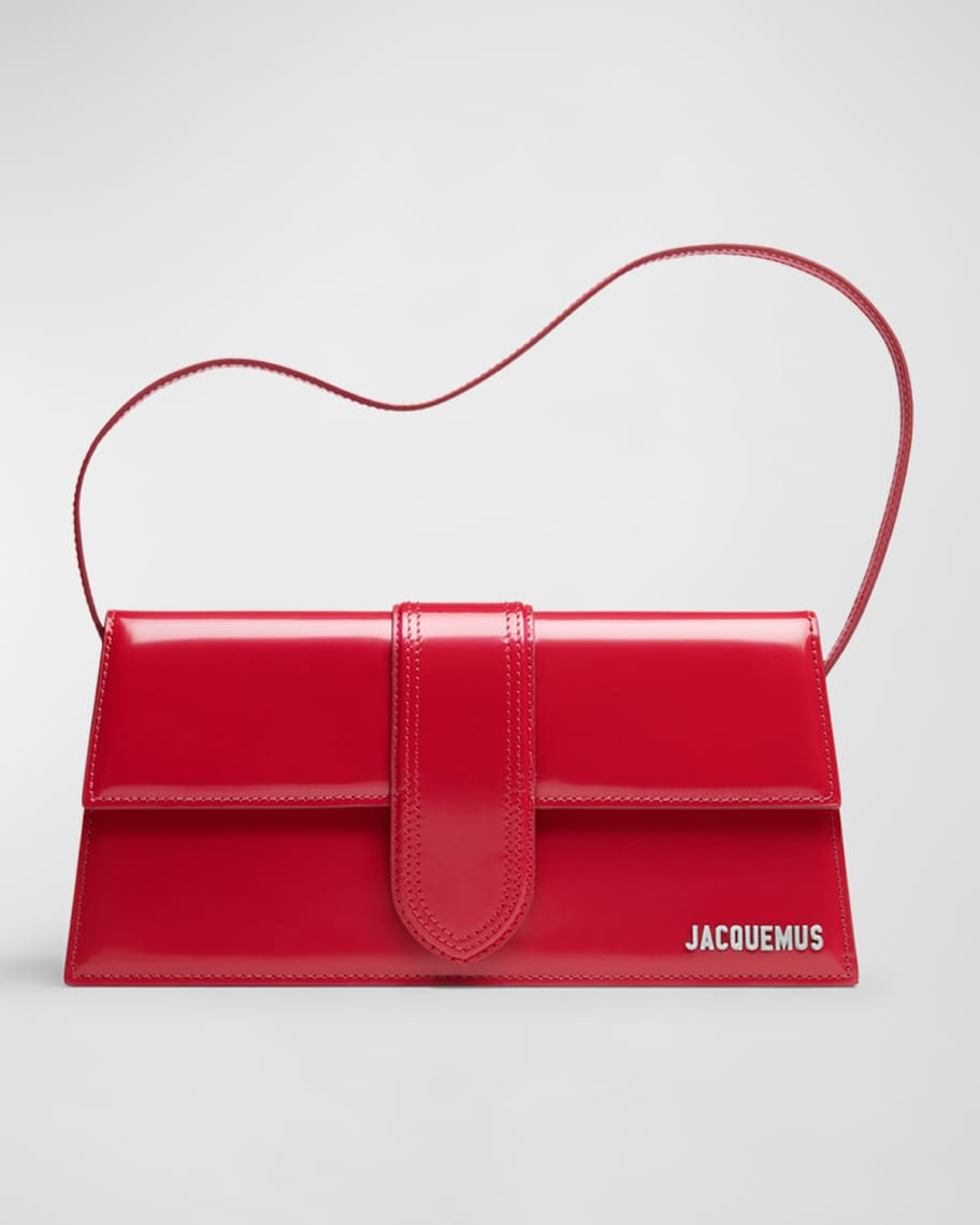 Le Bambino Long Leather Shoulder Bag | Neiman Marcus