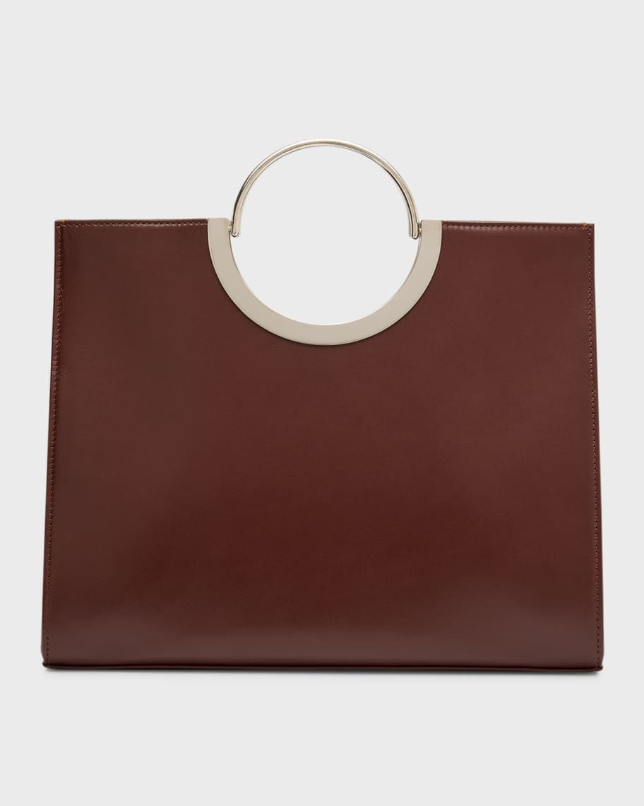 THE ROW Arlo Top-Handle Bag in Calf Leather | Neiman Marcus