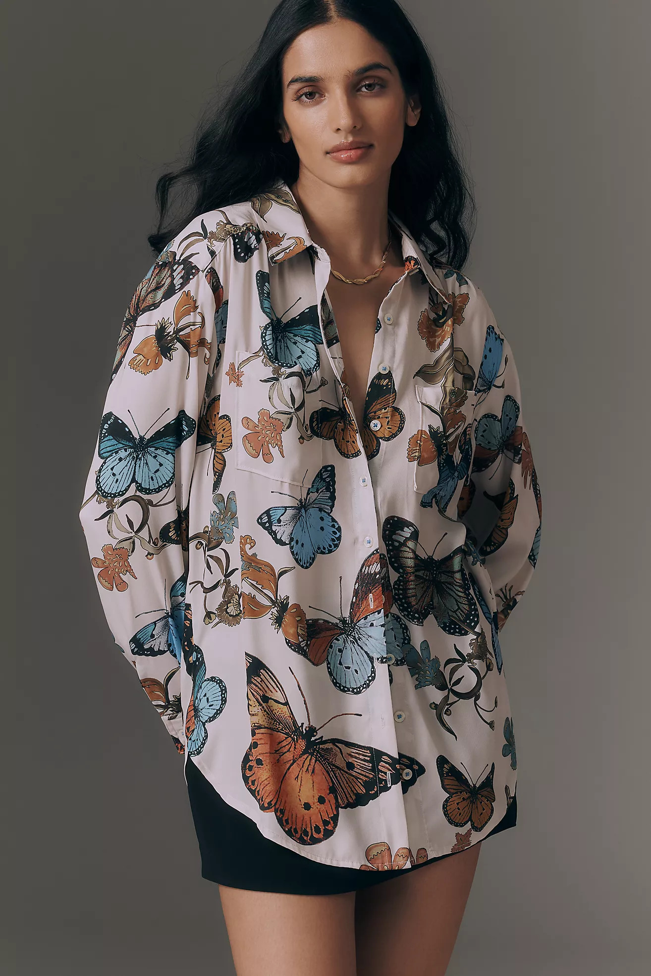 The Brielle Relaxed Buttondown Blouse | Anthropologie (US)
