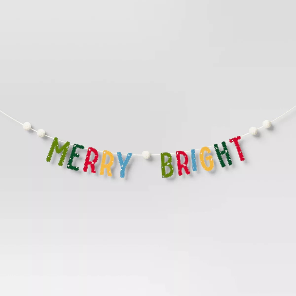 6' 'Merry Bright' Christmas Decorative Wall Garland - Wondershop™ | Target