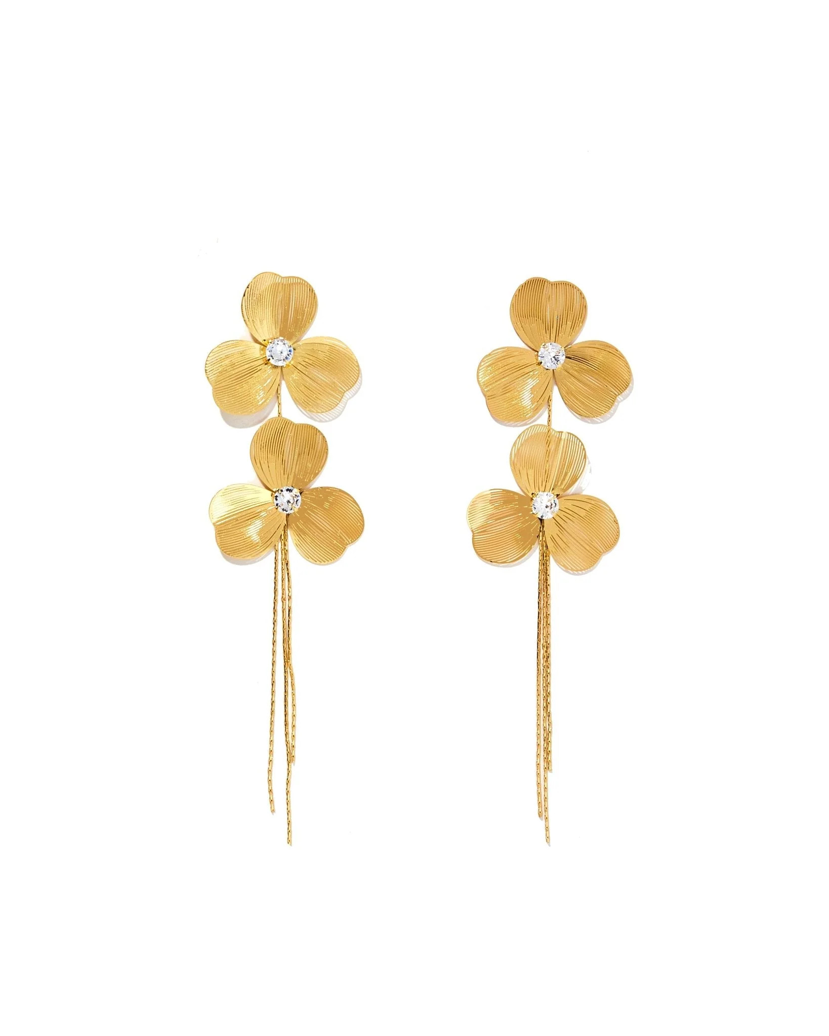 Sydney Statement Earrings - Gold | LINNY CO LLC