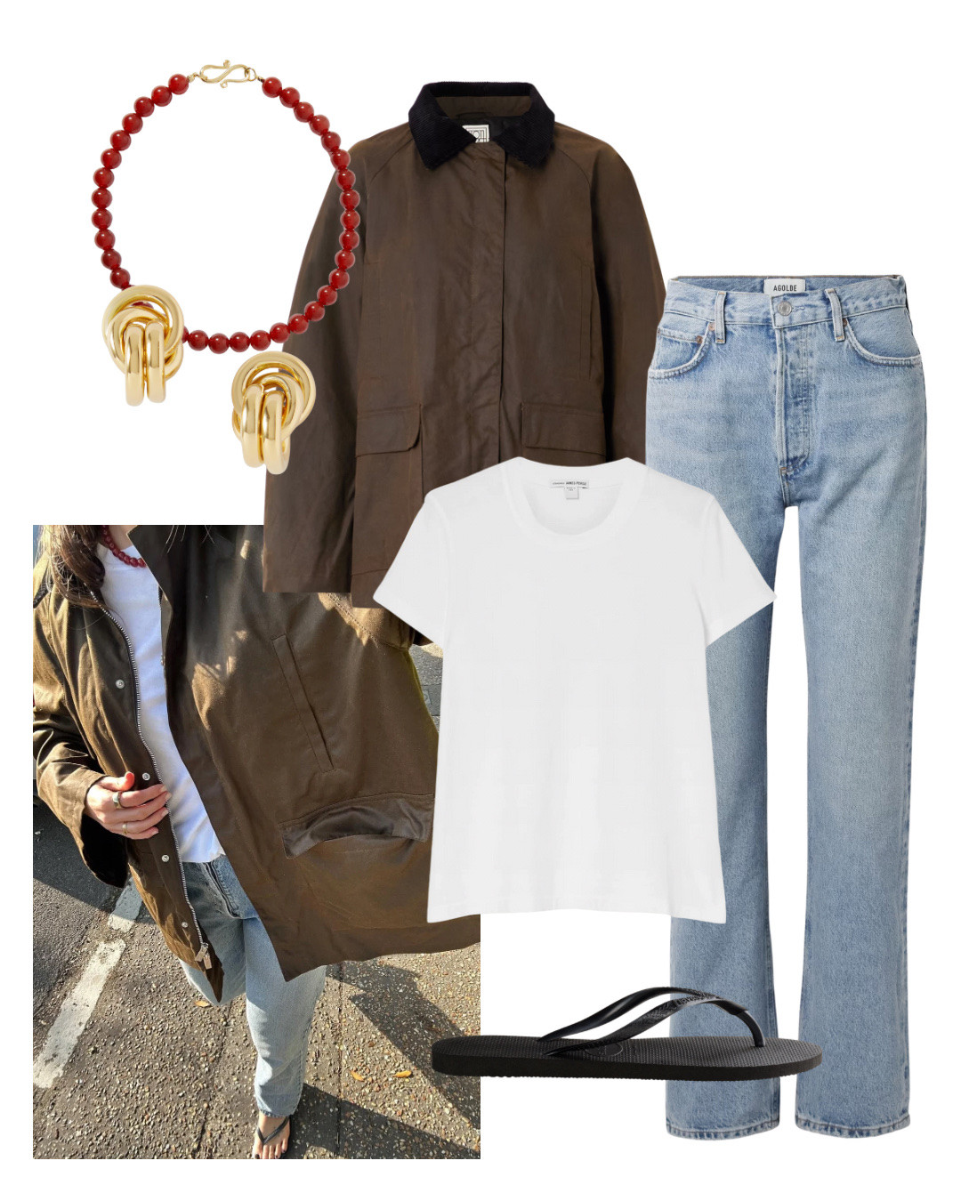 Transitional outfits, a series: a barn jacket is a transitional weather essential, worn perfectly over jeans or shorts, whatever the denim, whatever the weather. A country classic, but now a fashion trend icon.

You can find more style content over on my Substack ’The Wardrobe Edit’

#LTKsummer #LTKstyletip #LTKautumn