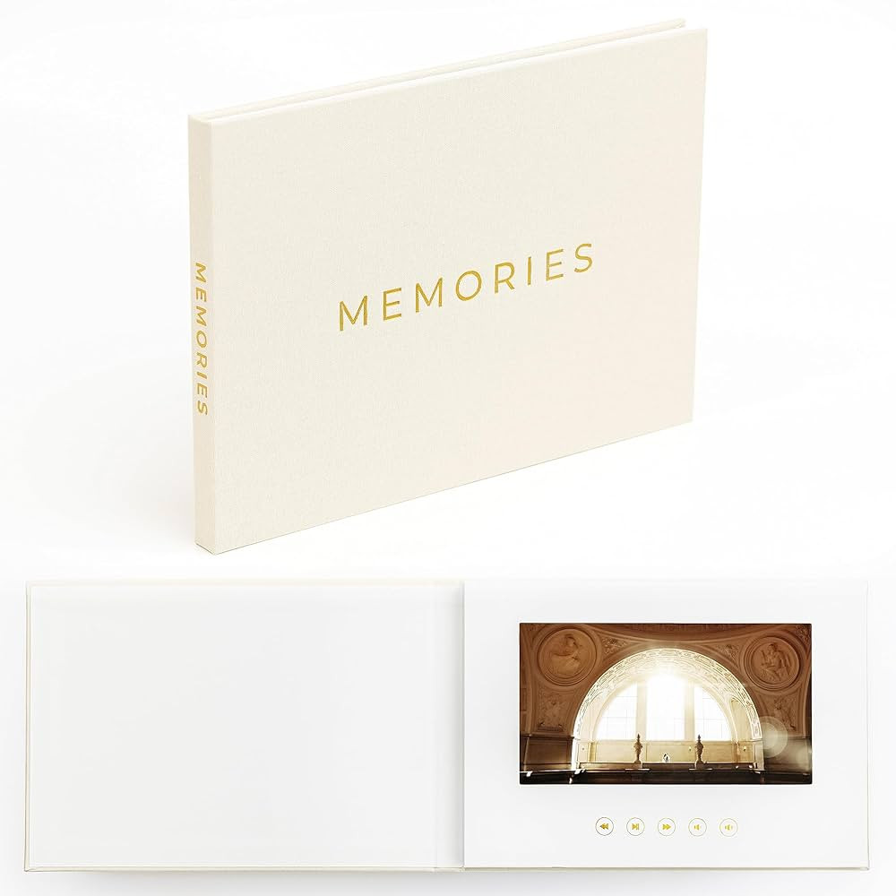 The Motion Books (MEMORIES) | Luxury Linen Bound Video Book | Gold Foil Stamping | Up to 3 hours ... | Amazon (US)