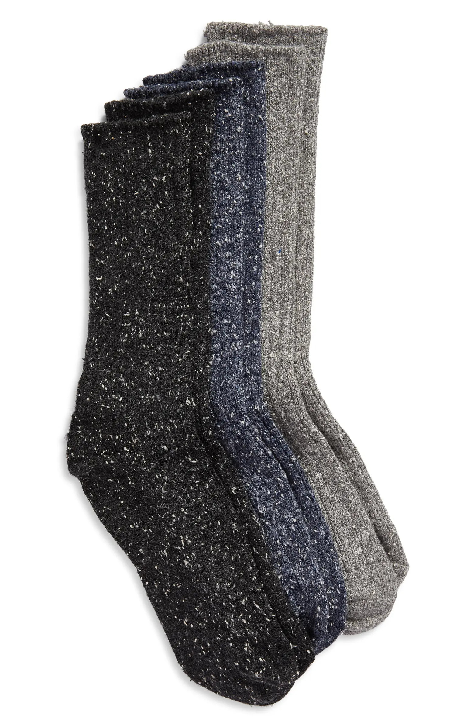 Assorted 3-Pack Marled Boot Socks | Nordstrom