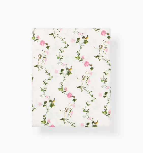 The Crib Sheet - Pink Pond Floral | Hill House Home US