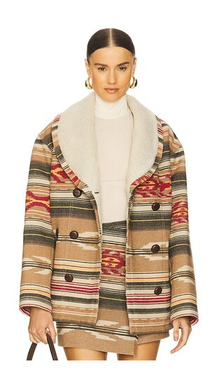 Isabel Marant Etoile Dorcas Jacket in Tan. - size 36/4 | Revolve Clothing (Global)