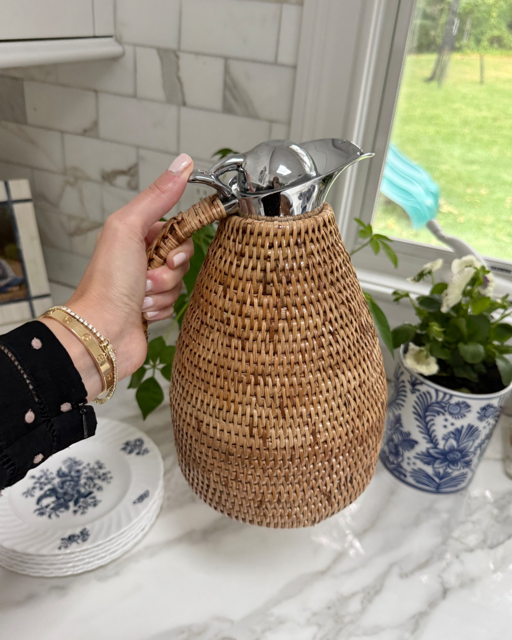 Holiday entertaining staple ✨ You will use this stainless steel thermos again and again this season. Linking splurge + steal options 

tableware pitcher rattan hot thermal coffee carafe entertaining kitchen supplies tabletop 

#LTKParties #LTKStyleTip #LTKHome