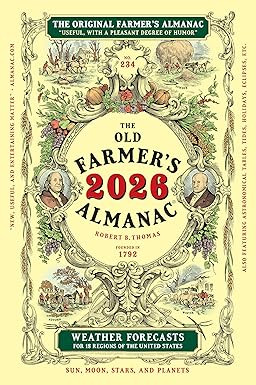 The 2026 Old Farmer's Almanac Trade Edition      Paperback – August 26, 2025 | Amazon (US)