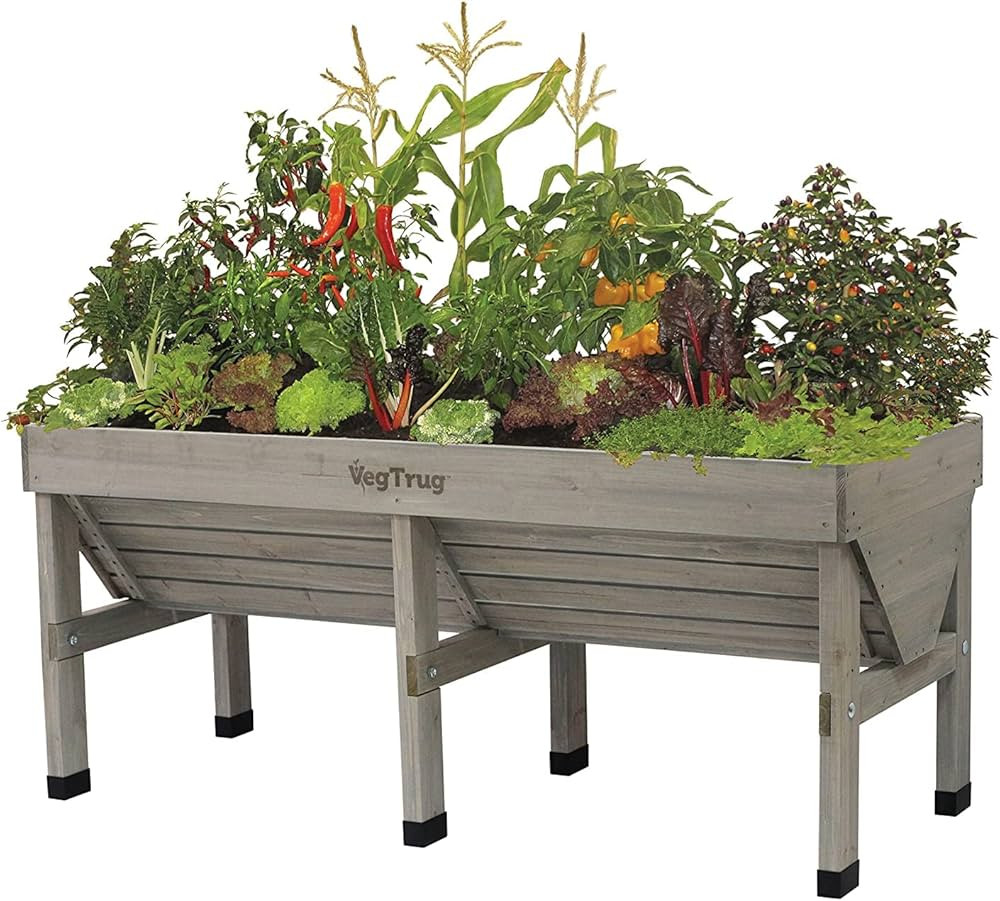 VegTrug VTGWMD 0397 Wash Raised Bed Planter, Grey, 1.8 m | Amazon (UK)