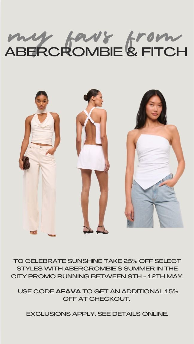 Fav bits on Abercrombie & Fitch

#LTKsummer #LTKsale #LTKspring
