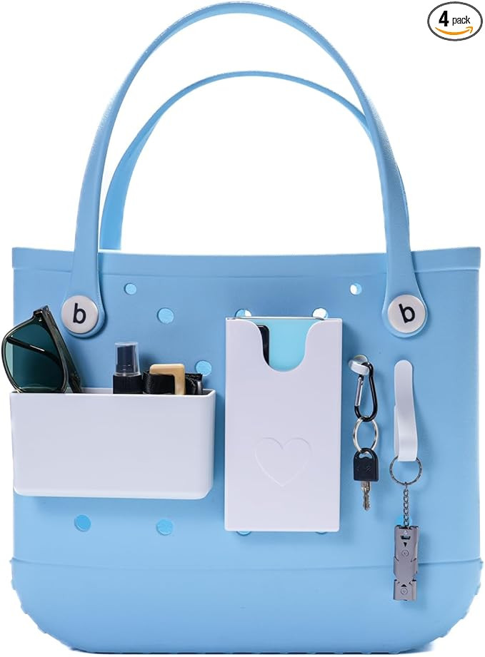 4PCS Organizer Holder for Bogg Bag, Accessories for Bogg Bags, Phone Holder compatible with Bogg ... | Amazon (US)