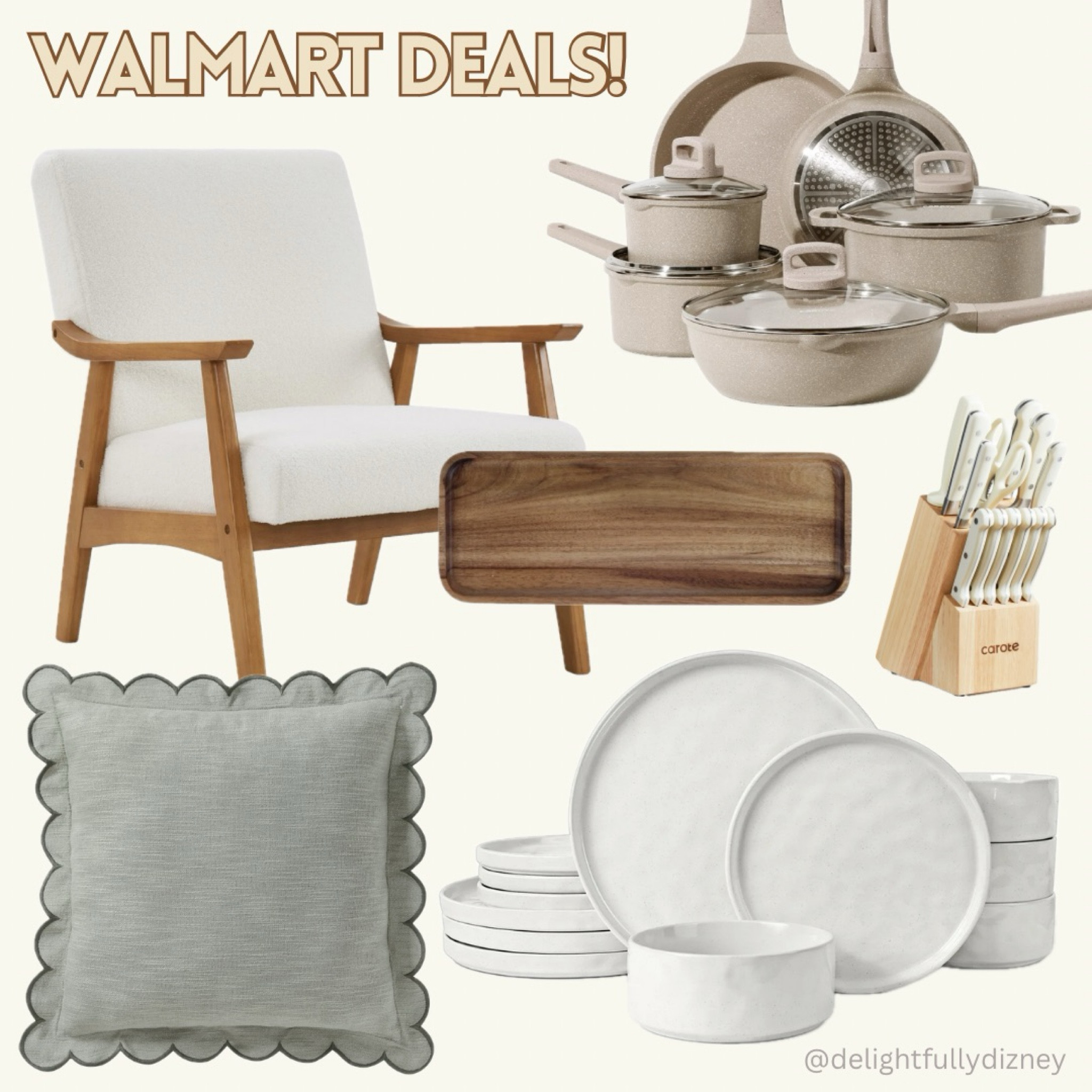 Today’s home deals going on at Walmart. New knife set originally $199, now $34.99. Home decor and appliances on sale. Loving this neutral dish set, wooden tray on clearance and more. Check out more below. 

#LTKFindsUnder50 #LTKSaleAlert #LTKHome