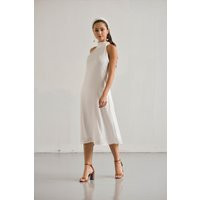 Rosa White Halter Dress - Slip Minimalist | Etsy (US)