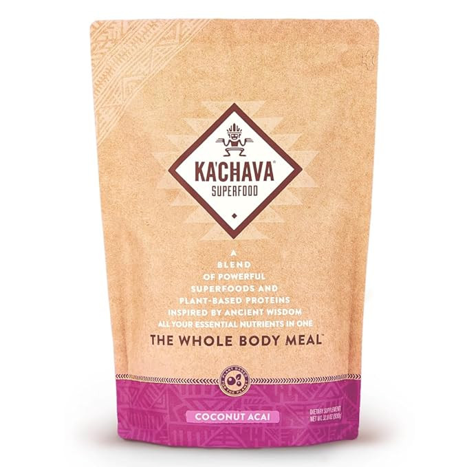Ka’Chava All-In-One Nutrition Shake Blend, Coconut Acai, 85+ Superfoods, Nutrients & Plant-Base... | Amazon (US)