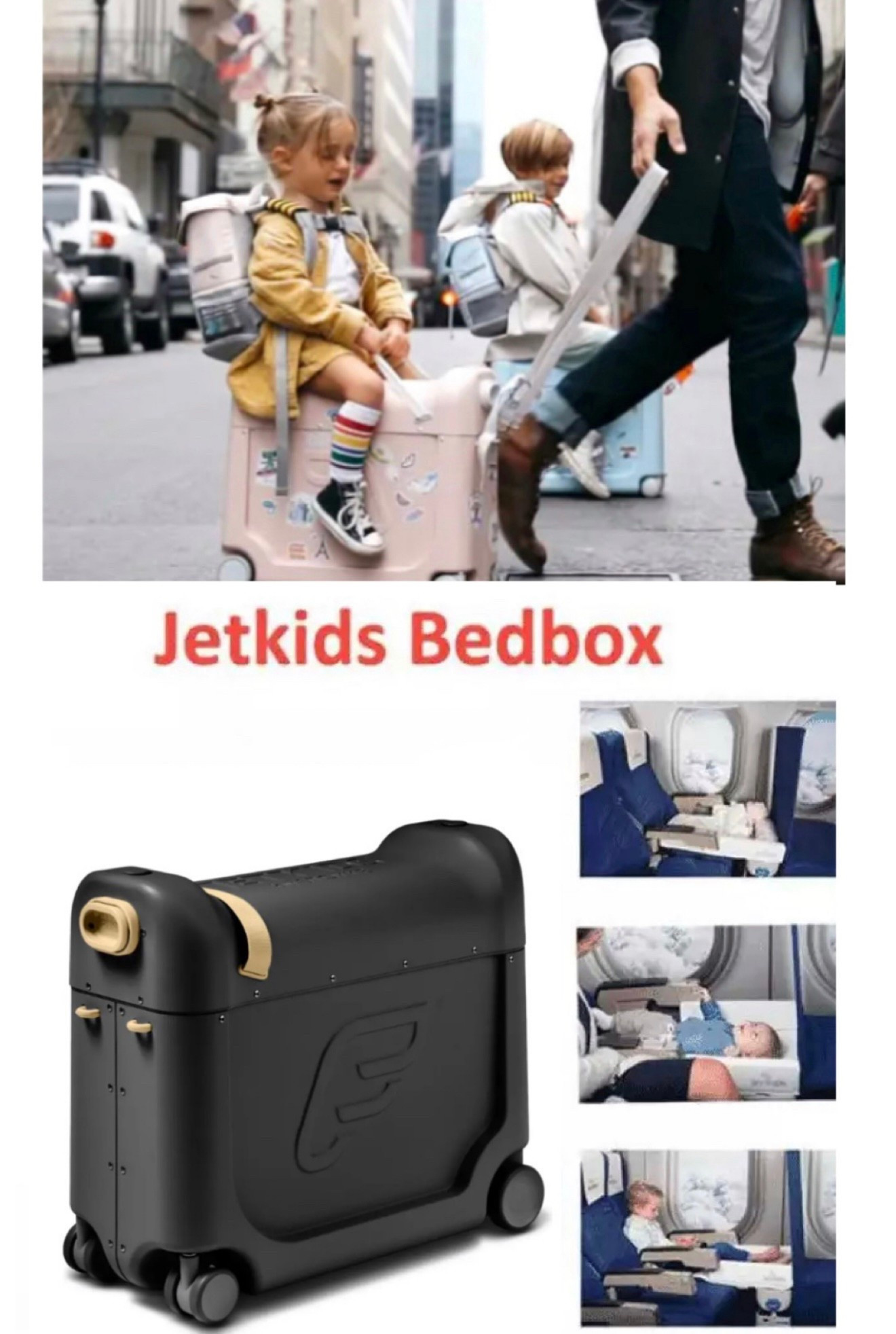 ✈️ Perfect for your little travel buddy, this suitcase transforms into a leg rest or in-flight bed for kids to keep them comfy when you're at cruising altitude. Designed with enough storage space for all the essentials, this multi-use luggage features a foot ledge, extendable lid to elongate the seat and a BedBox® design with a mattress and side panels for those mid-flight snoozes.



#LTKkids #LTKtravel #LTKbag