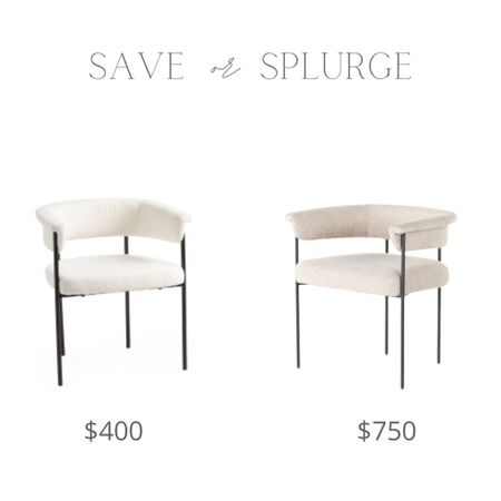 Save or splurge 

Rounded back dining chair 

#LTKSeasonal #LTKhome