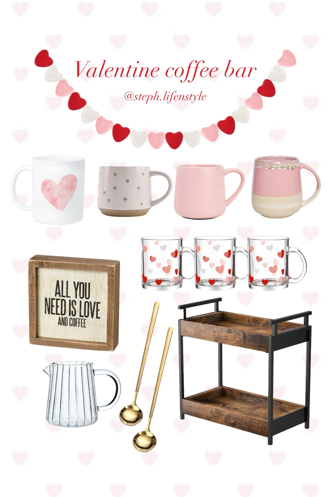 Valentine coffee bar! ♥️
#valentine #coffee #coffeebar #hearts #red #pink #amazon #love

#LTKFindsUnder50 #LTKSeasonal #LTKHome