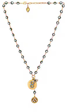 Elizabeth Cole Galia Necklace in Green from Revolve.com | Revolve Clothing (Global)