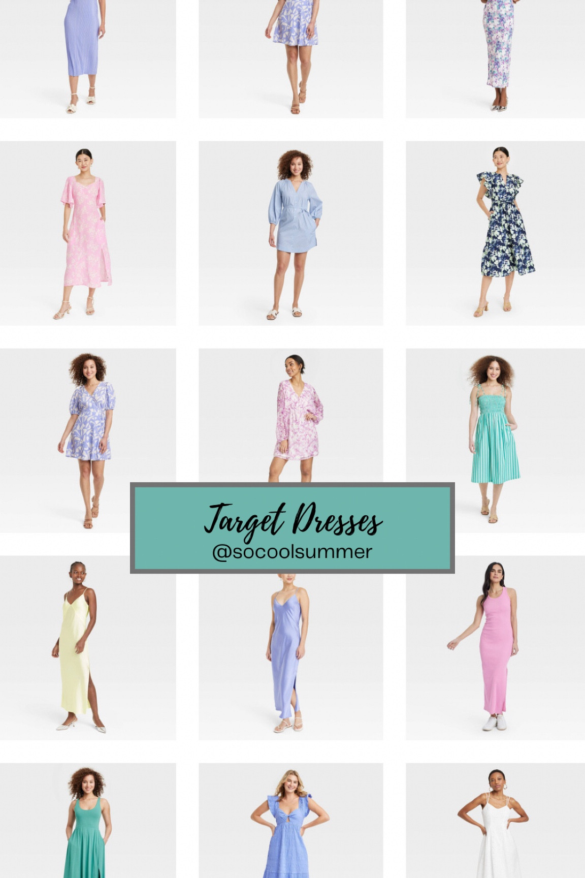 Spring dresses at Target in lovely light summer colors!

20% off this week, along with tees, tanks, and shorts.

#hocsummer #coolsummer #lightsummer #softsummer #pastelsummer #darksummer #brownsummer #sweetpeasummer #summerpalette #summerfinds

#LTKstyletip #LTKsalealert #LTKfindsunder50