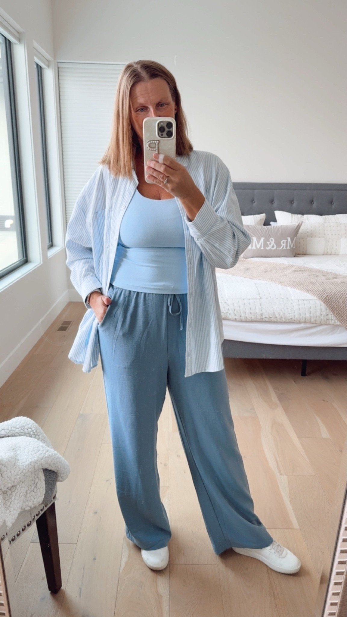 Easy comfortable travel look

I now have these pants in 3 colors they are a look for less, don’t wrinkle and are so perfect for travel days

#LTKtravel #LTKstyletip #LTKover50style