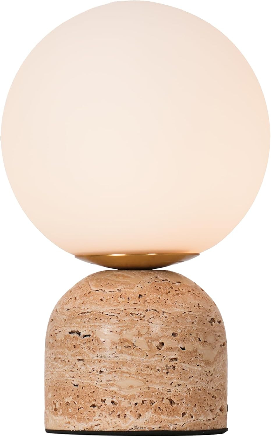 Skyblaze Modern Marble Table Lamp with Frosted Glass Shade Cute Desk Lamp | Amazon (US)