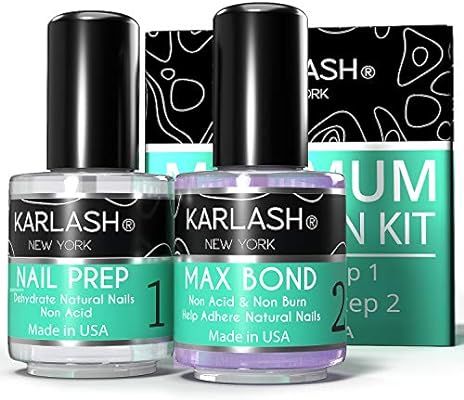 Karlash Professional Made in USA Natural Nail Prep Dehydrate & Bond Primer, Nail Protein Bond, Su... | Amazon (US)