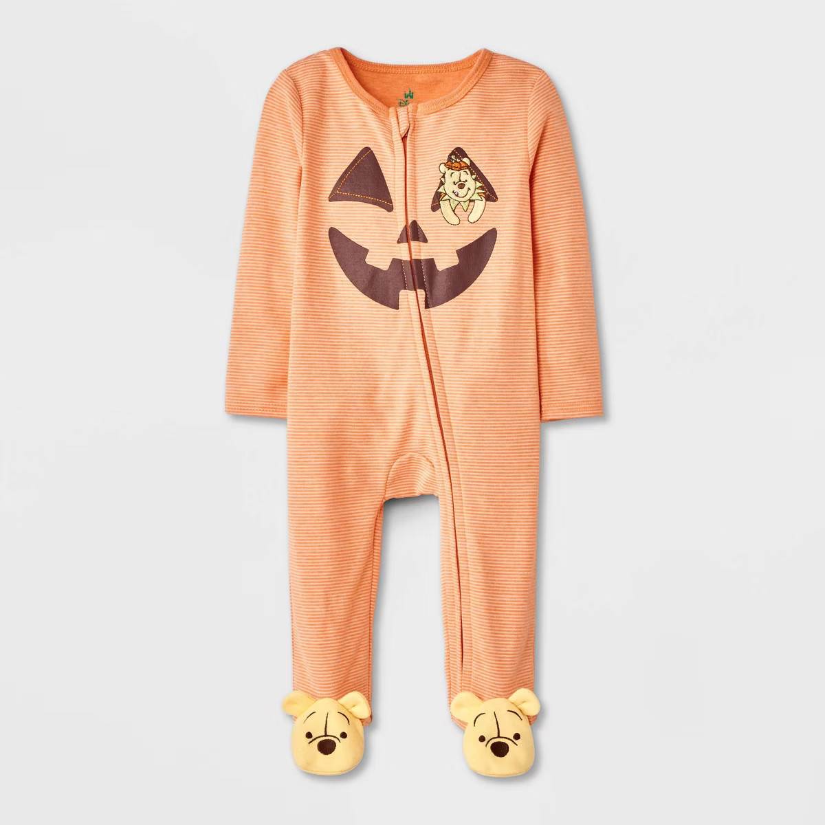 Baby Disney Winnie The Pooh Halloween Jack O' lantern Sleep N' Play - Orange | Target