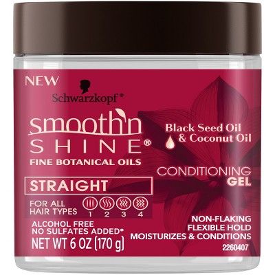 Smooth 'N Shine Straight Conditioning Gel - 6oz | Target