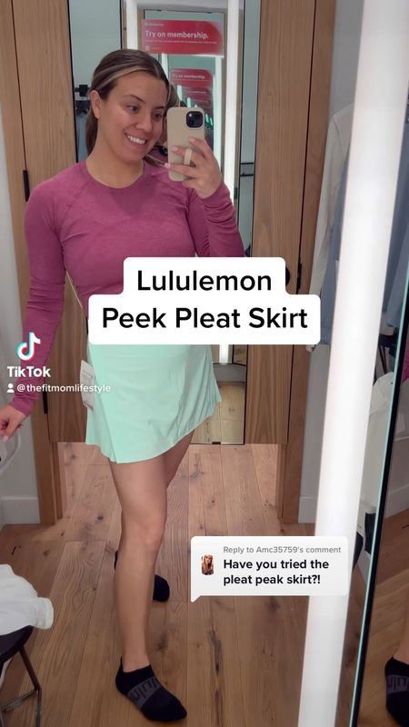 Thoughts on the Lululemon Peek Pleat Skirt 💚

#LTKunder50 #LTKunder100 #LTKfit