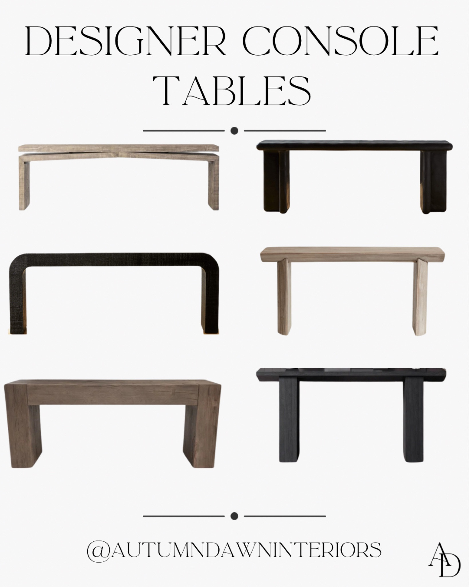 Designer console tables! #foyer #greatroom #livingroom 

#LTKSaleAlert #LTKHome