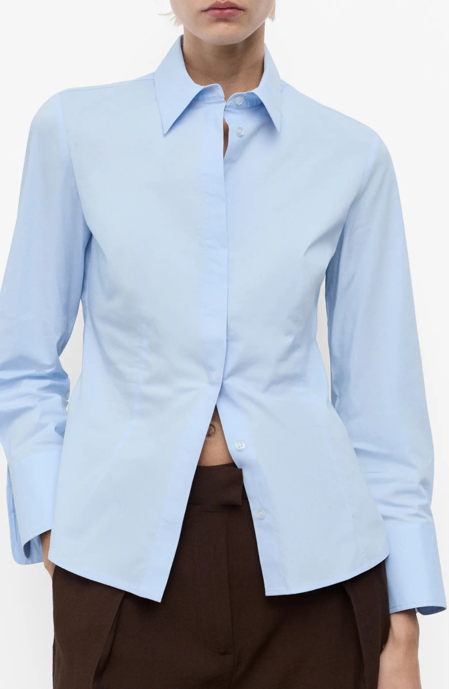 Slim Fit Stretch Poplin Button-Up Shirt | Nordstrom