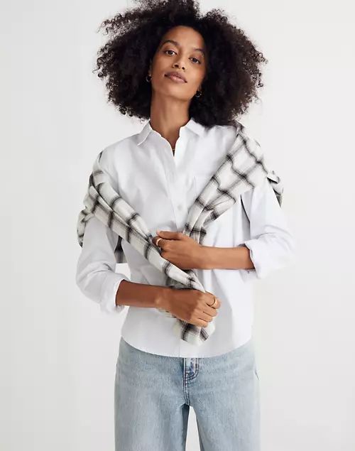 Shrunken Button-Down Oxford Shirt | Madewell